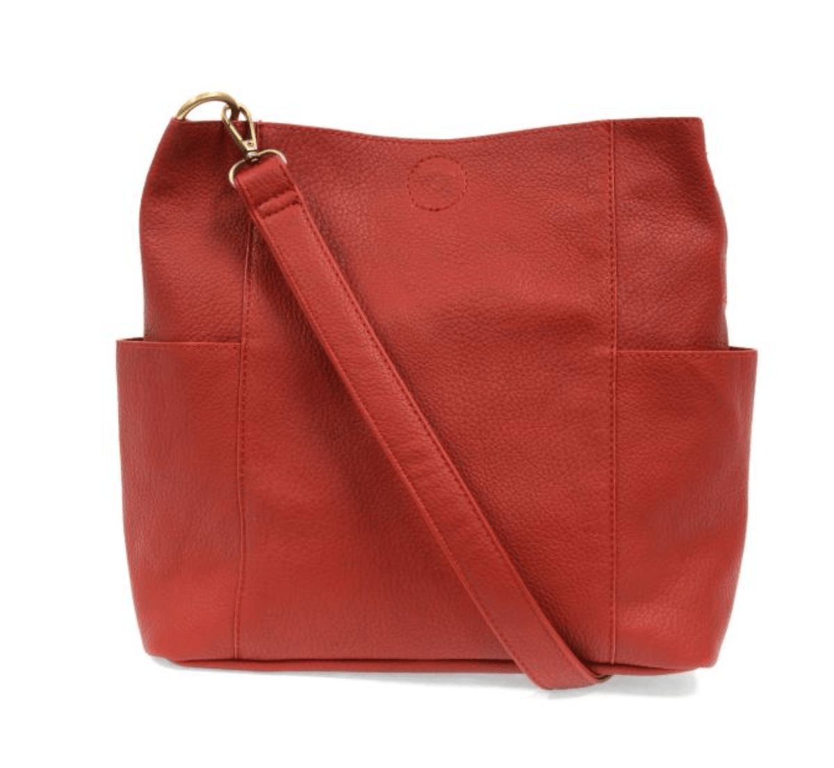 Joy Susan Vegan Leather Kayleigh Side Pocket Bucket Bag - Multiple Colors