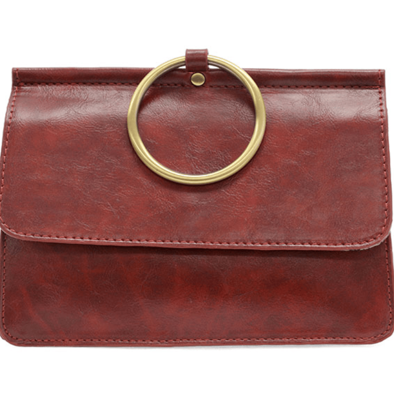 Joy Susan Vegan Leather Aria Ring Crossbody Bag- Multiple Colors