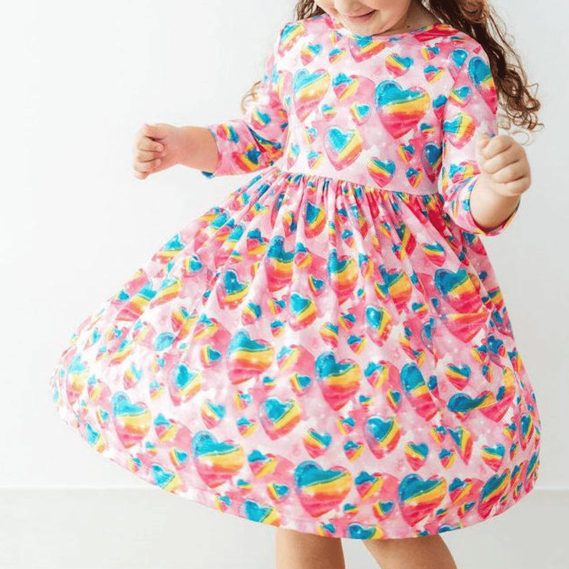 Mila & Rose Pocket Twirl Dress - Multiple Colors