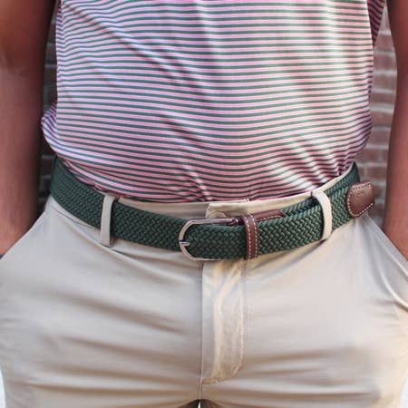 Roostas The Sierra Woven Elastic Stretch Belt