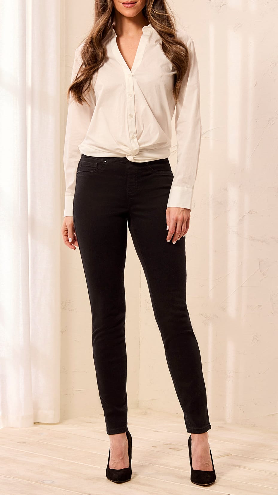Tribal Audrey Pull On Jegging - Multiple Colors