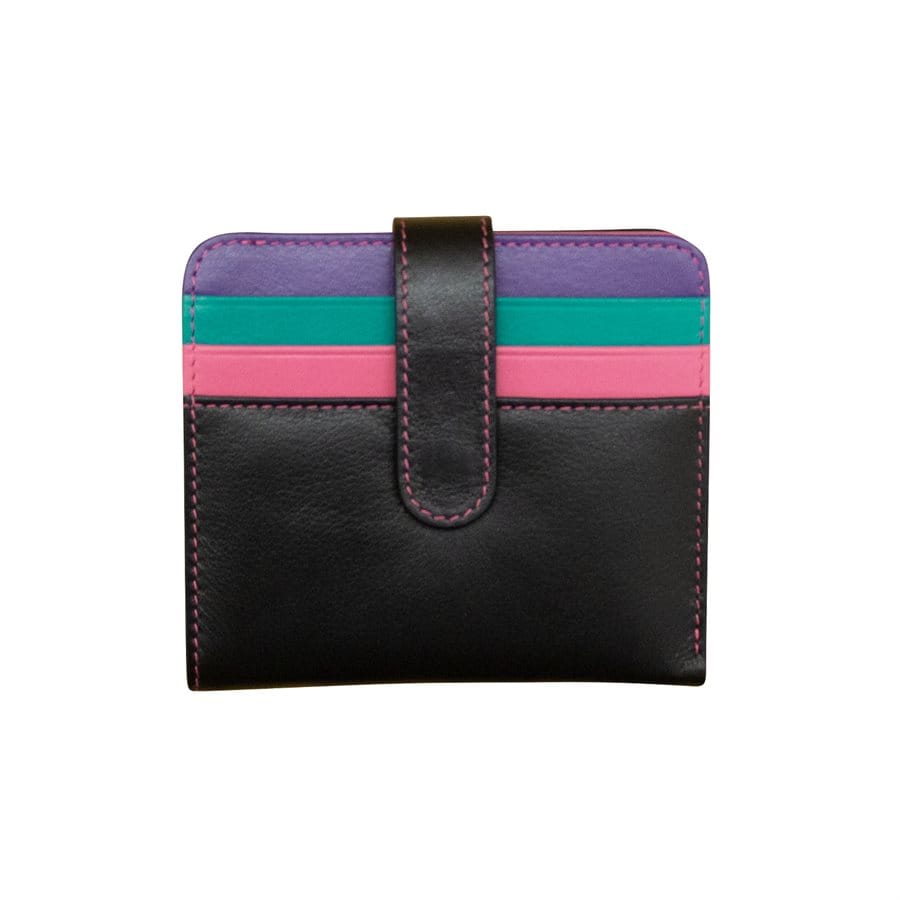 ili New York Small Multi-Color Bi-Fold Leather Wallet - Multiple Colors