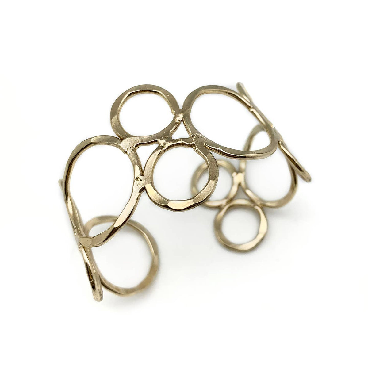 Anju Jewelry Circle Cuff Bracelet - Multiple Metals