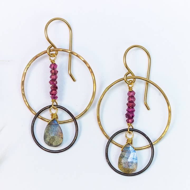 Laura J Designs Dusk Cascade Earrings