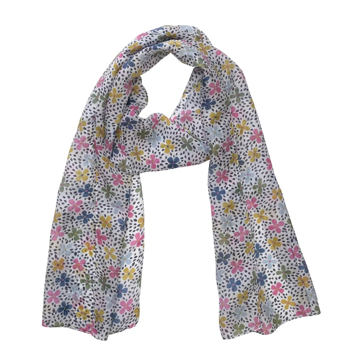 Quintessential Abbey Multi Silk Scarf