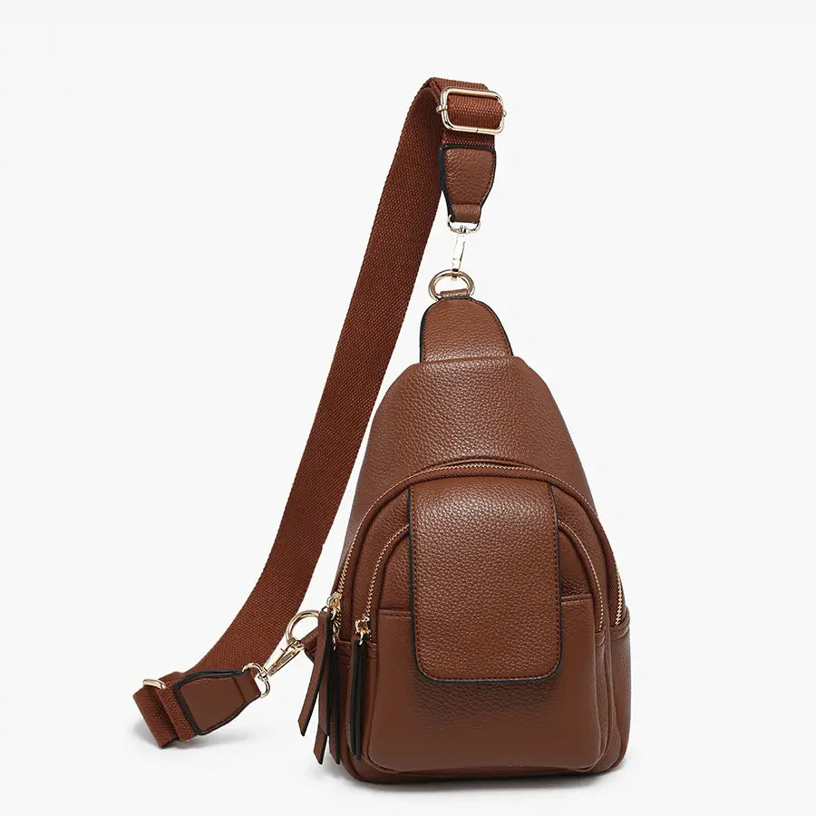 Jen & Co Sophia Sling Vegan Leather Bag - Multiple Colors