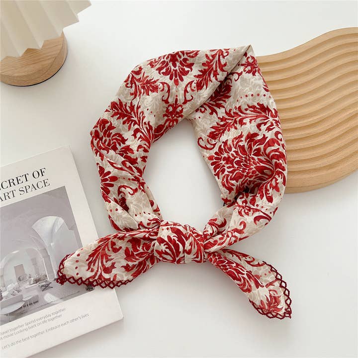 Lightweight Square Head Scarf - Multiple Prints