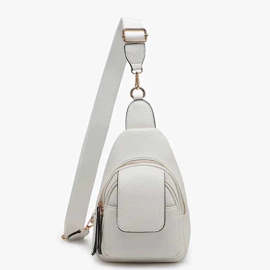 Jen & Co Sophia Sling Vegan Leather Bag - Multiple Colors