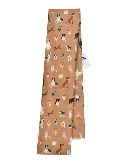 Cartoon Dog Scarf - Multiple Colors