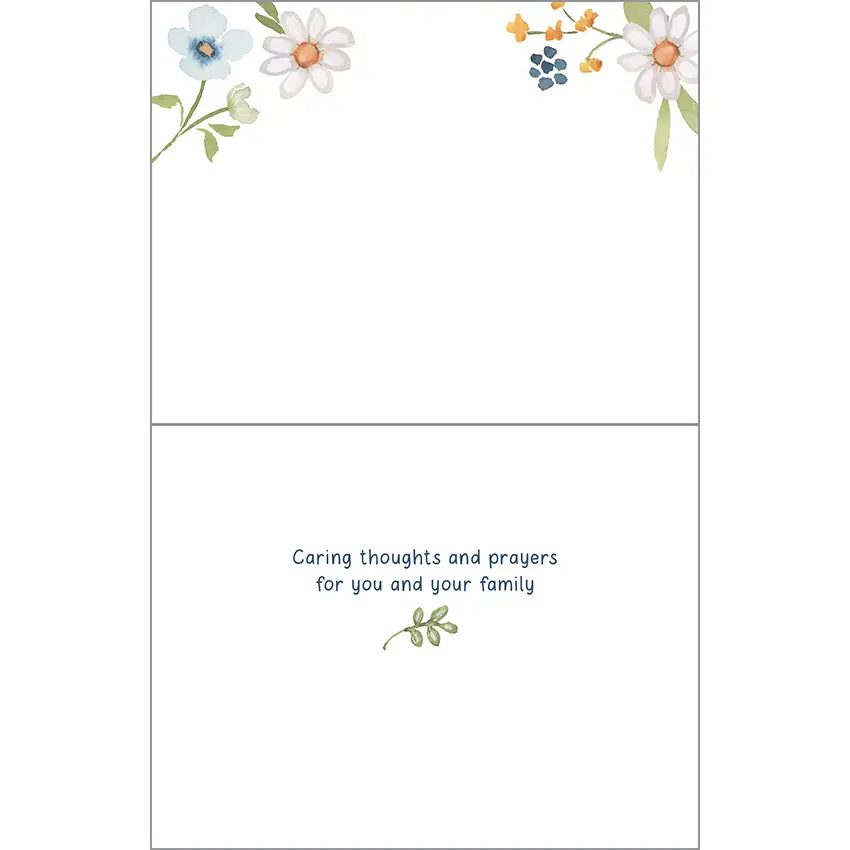 Comforting Stems Sympathy Greeting Card