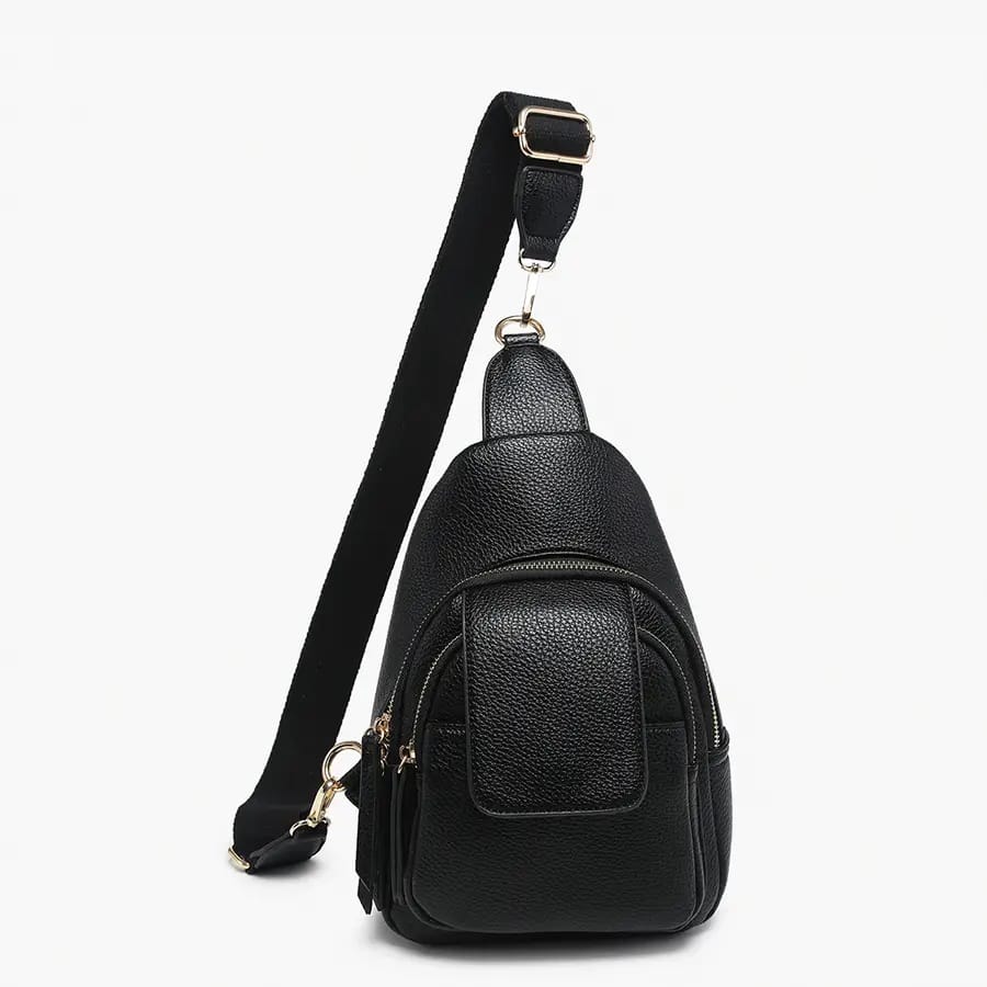 Jen & Co Sophia Sling Vegan Leather Bag - Multiple Colors
