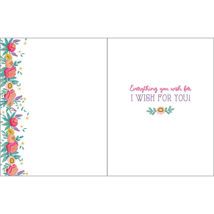 Gina B Designs Flower Birthday Cake Card