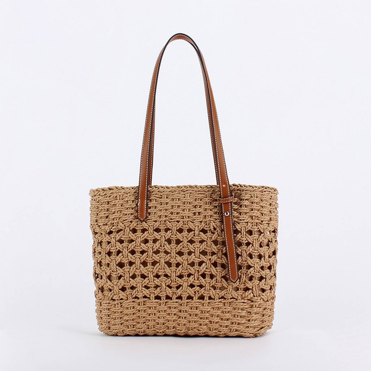 Stylish Large Hand Woven Tote
