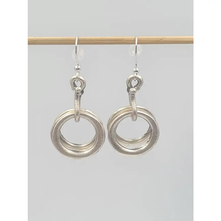 Volare Triple Loop Drop Earring - Multiple Metals #5BR83X