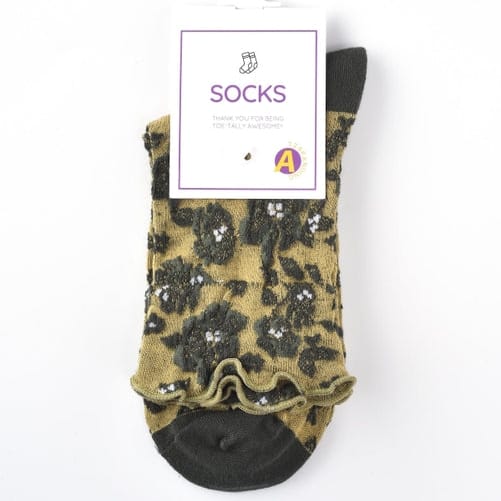 Capsule Bloom Texture Crew Socks - Multiple Colors