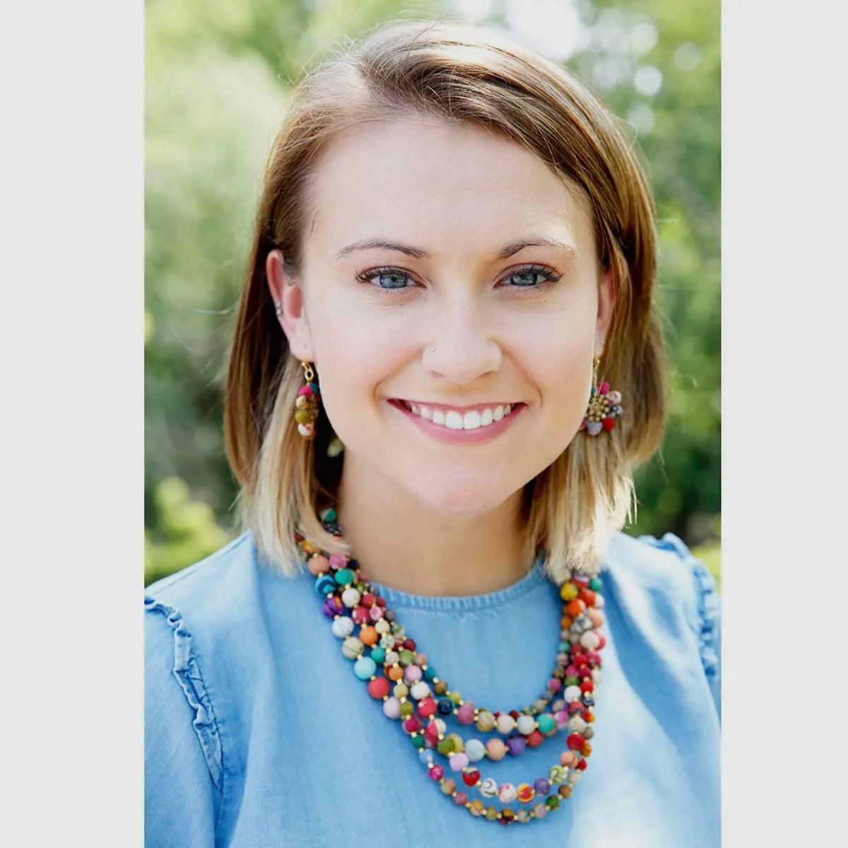 World Finds Intertwining Kantha Necklace