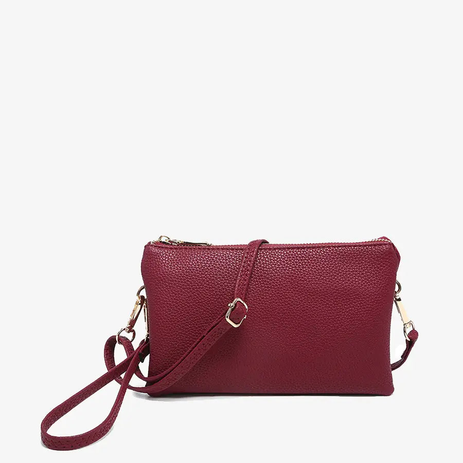 Jen & Co Riley Vegan Leather Crossbody - Multiple Colors