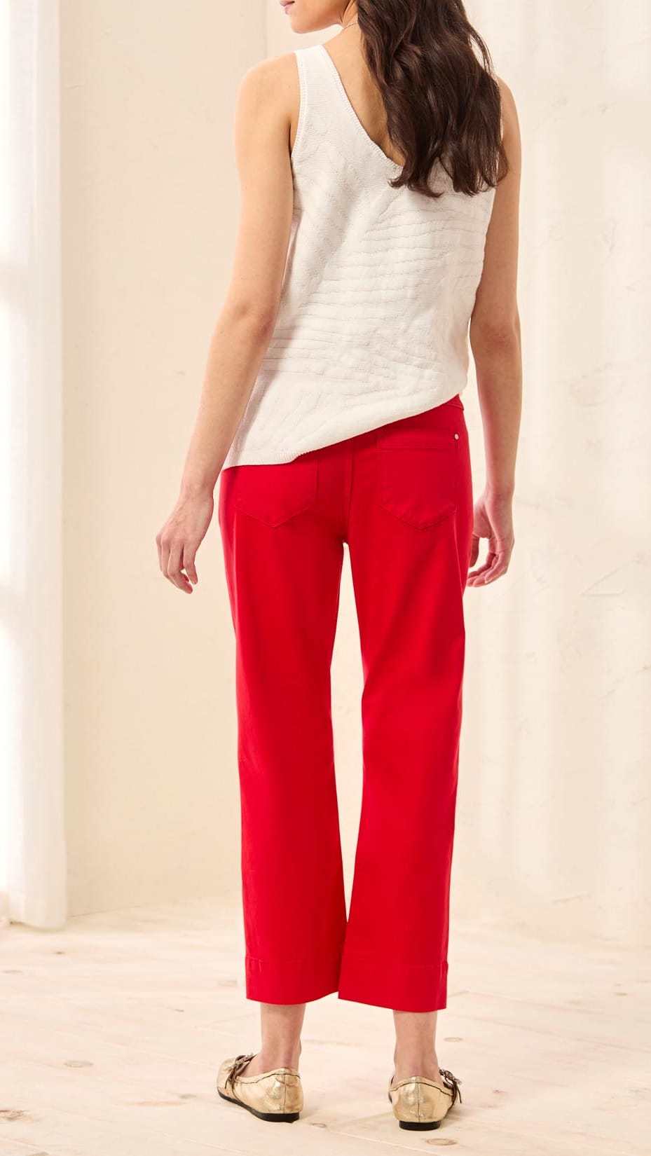 Tribal Comfort Stretch Capri Kick Flare Pant - Multiple Colors