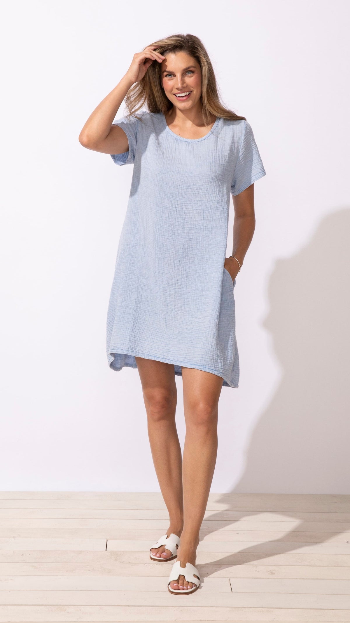 Escape Sunkissed Cotton Gauze Passport Dress - Multiple Colors