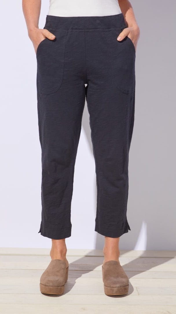 Escape Cotton Slub Pocket Capri Pant - Multiple Colors
