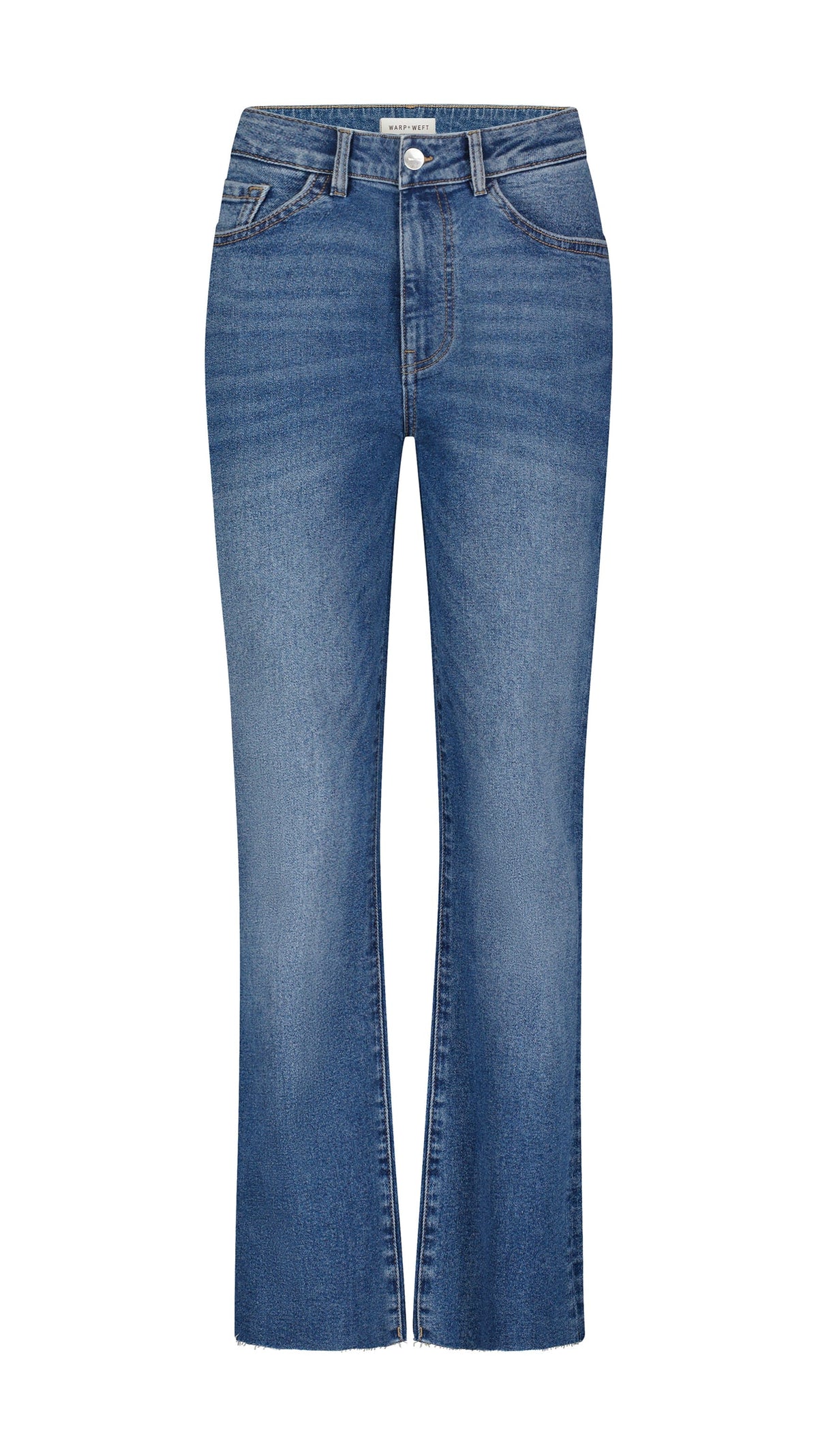 Warp & Weft NAO Cropped Bootcut Denim Pant - Multiple Colors
