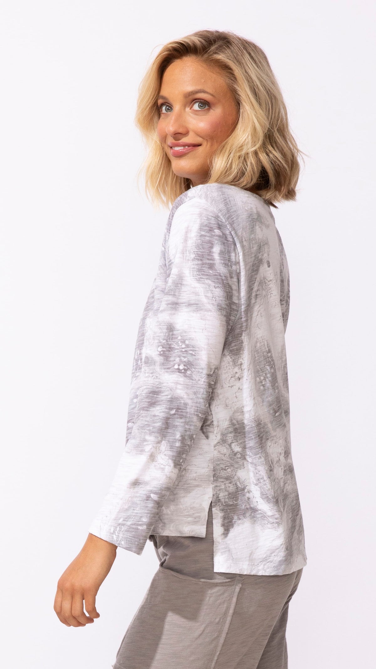 Escape Ocean Marble Boxy Tee