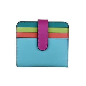 ili New York Small Multi-Color Bi-Fold Leather Wallet - Multiple Colors