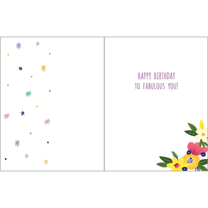 Sunglasses Girl Birthday Card
