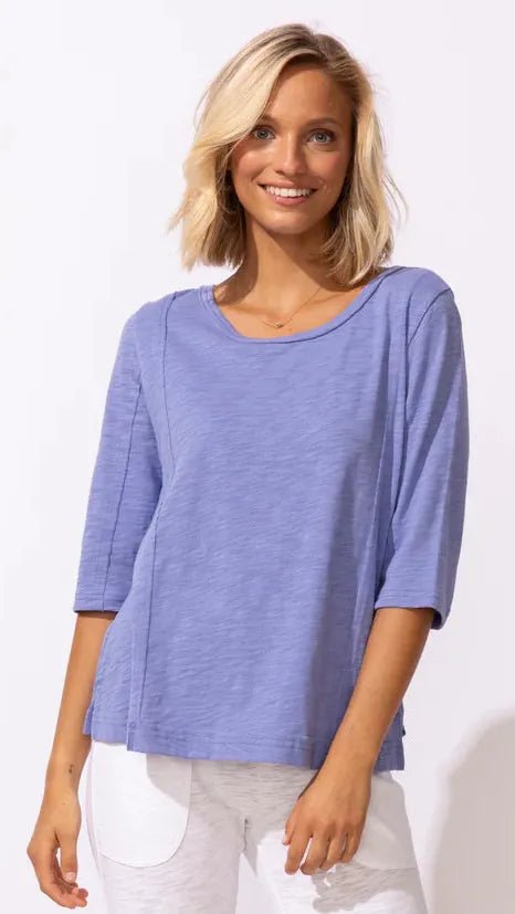 Escape Cotton Slub Seamed Elbow Tee - Multiple Colors