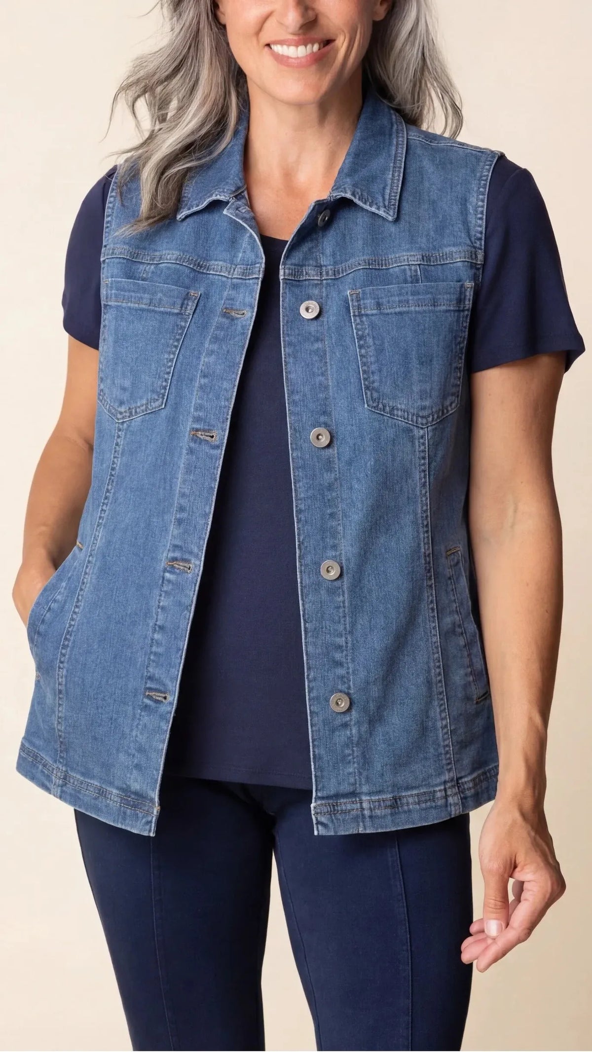 Habitat Stretch Denim Vest