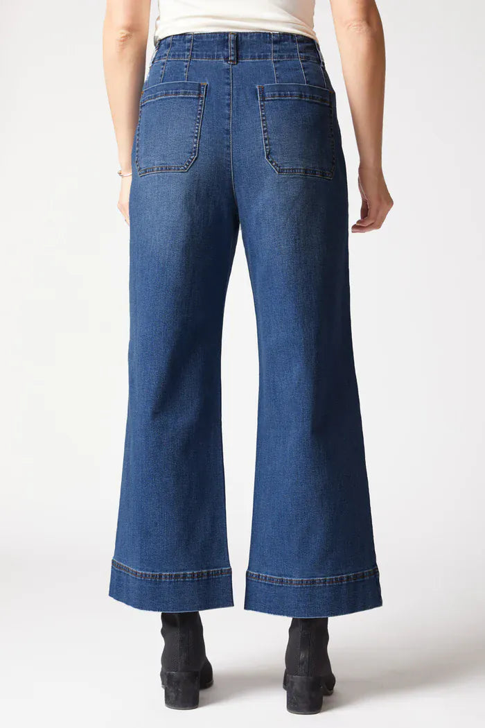 Habitat Stretch Denim Wide Leg Ankle Jean