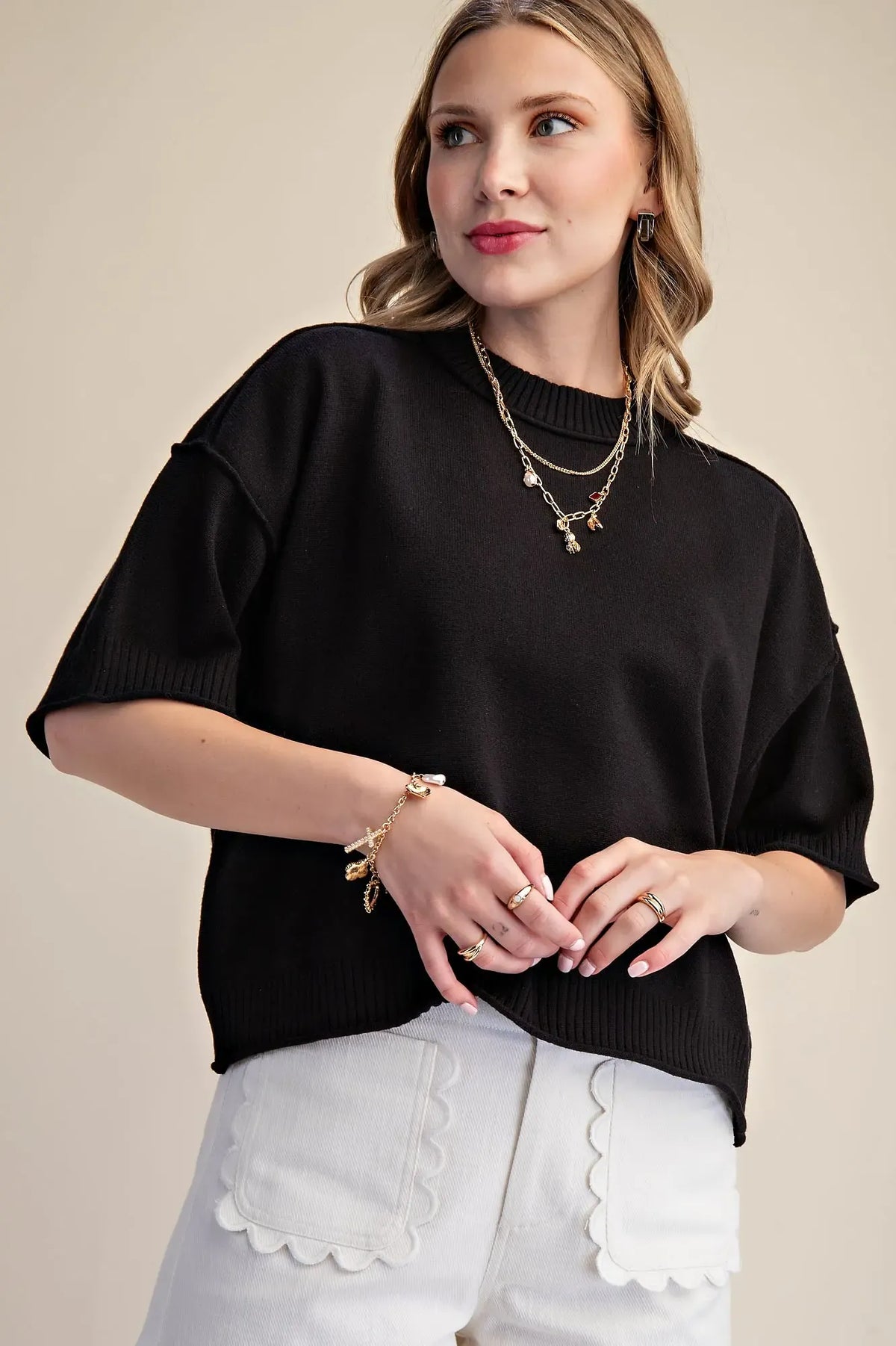 Crew Neck Sweater - Multiple Colors