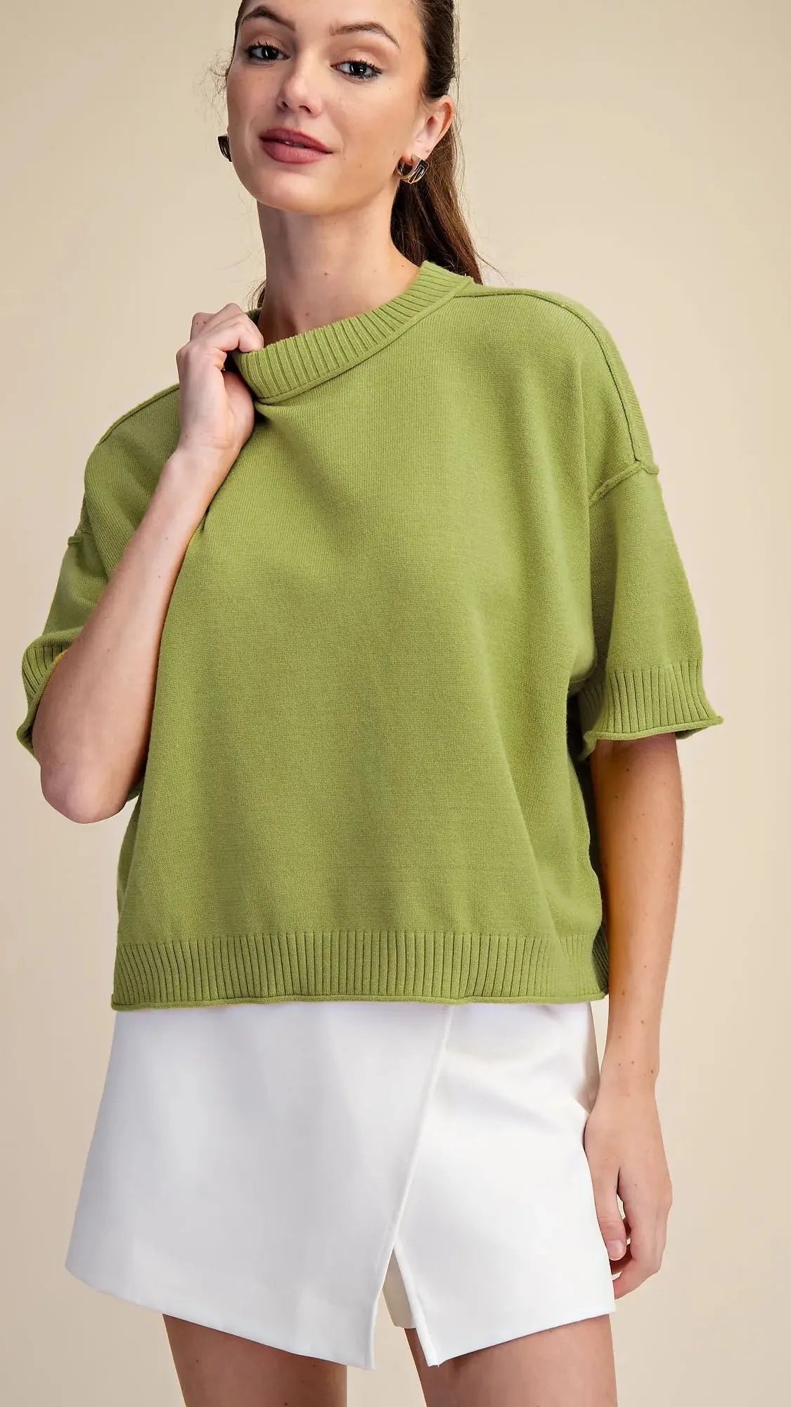 Crew Neck Sweater - Multiple Colors