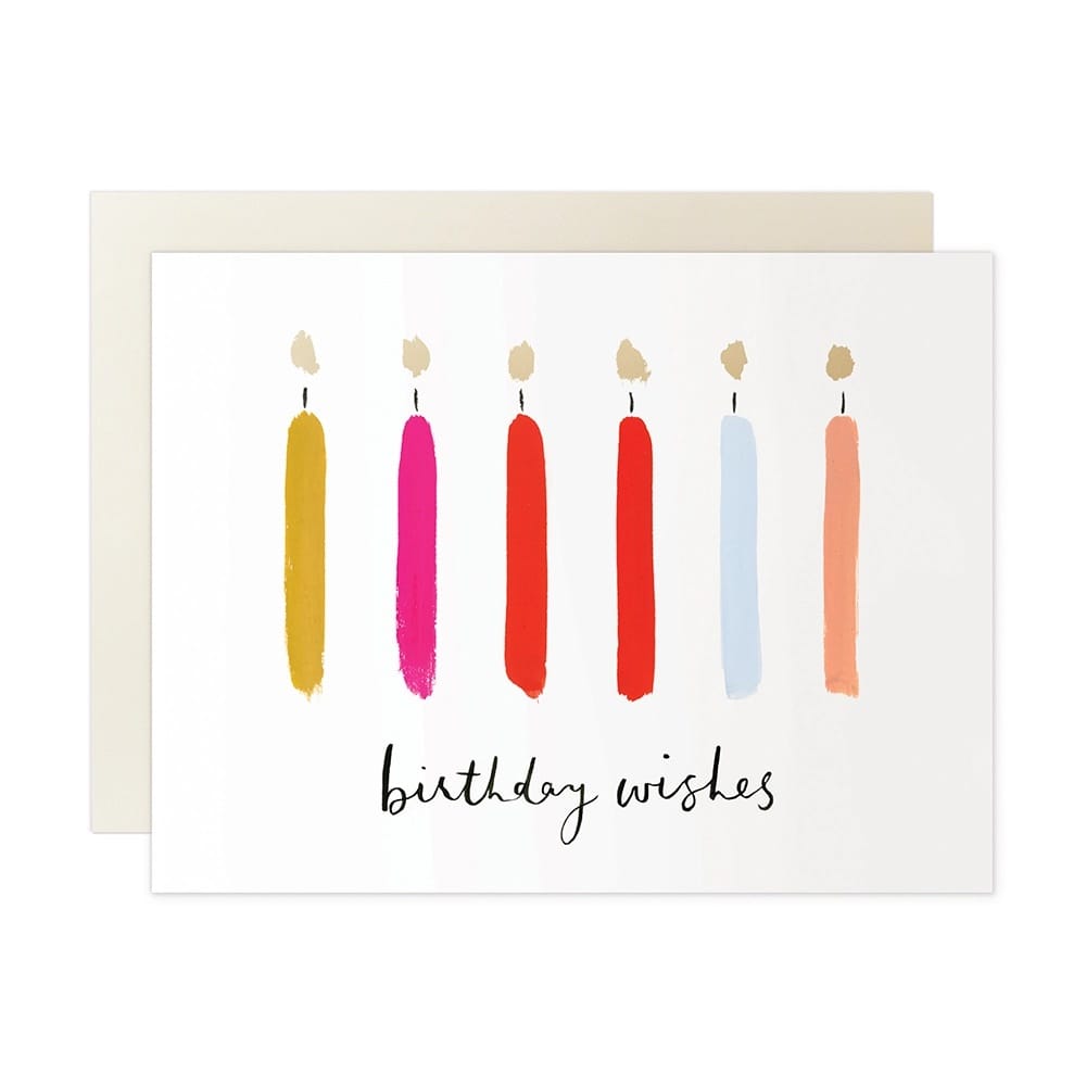Birthday Candles Greeting Card