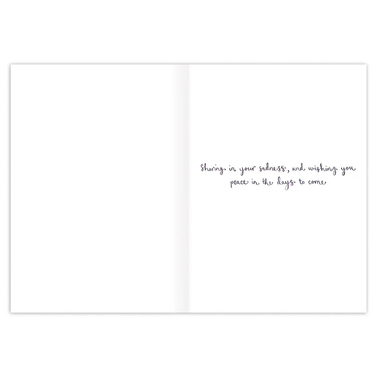 Cornflowers Sending Love Sympathy Card