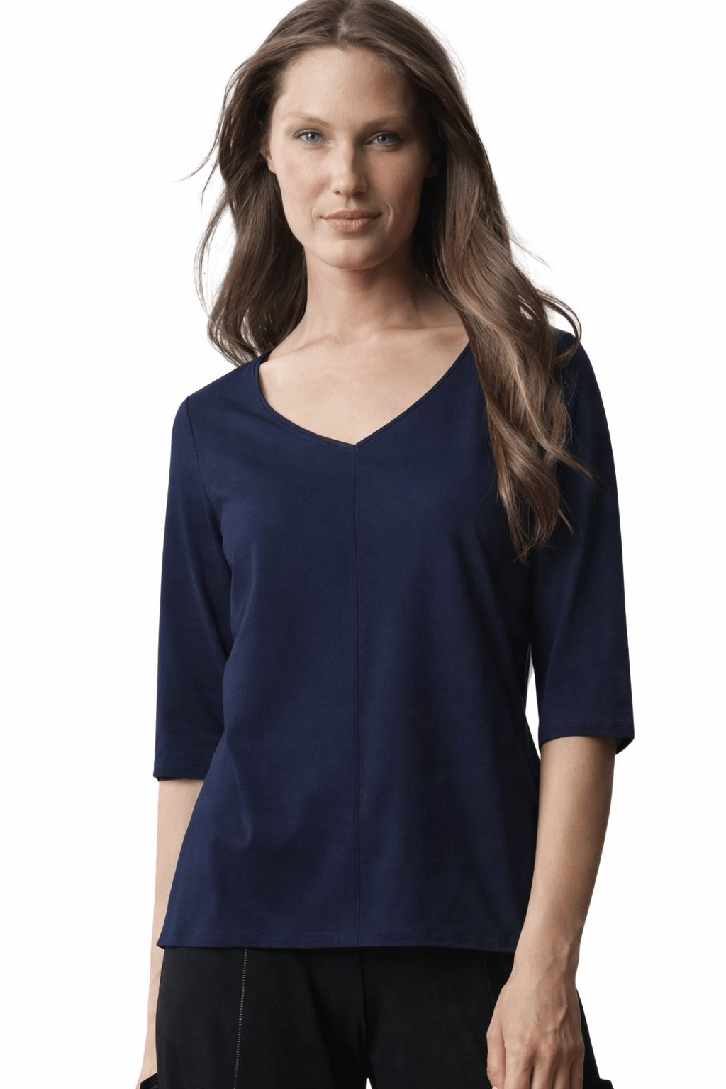 Olivia by Habitat Essential Knit Elbow Sleeve Tee - Multiple Colors