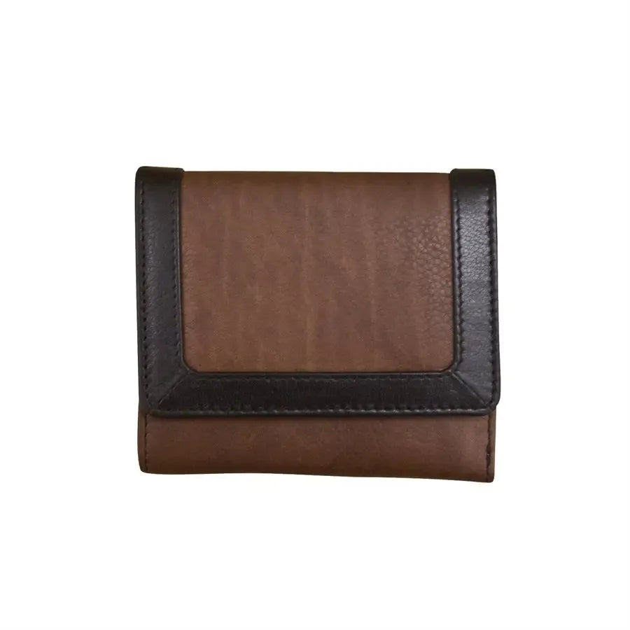 ili New York Leather Block Tri-Fold Wallet - Multiple Colors