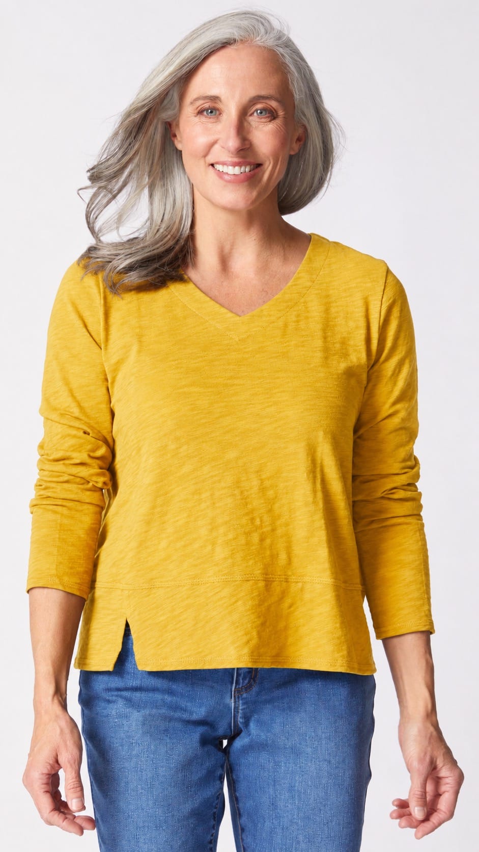 Habitat Cotton Pebble Seamed Long Sleeve Tee - Multiple Colors