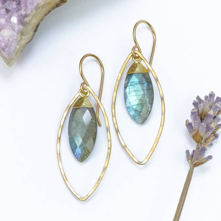 Laura J Designs Ethereal Labradorite Earrings
