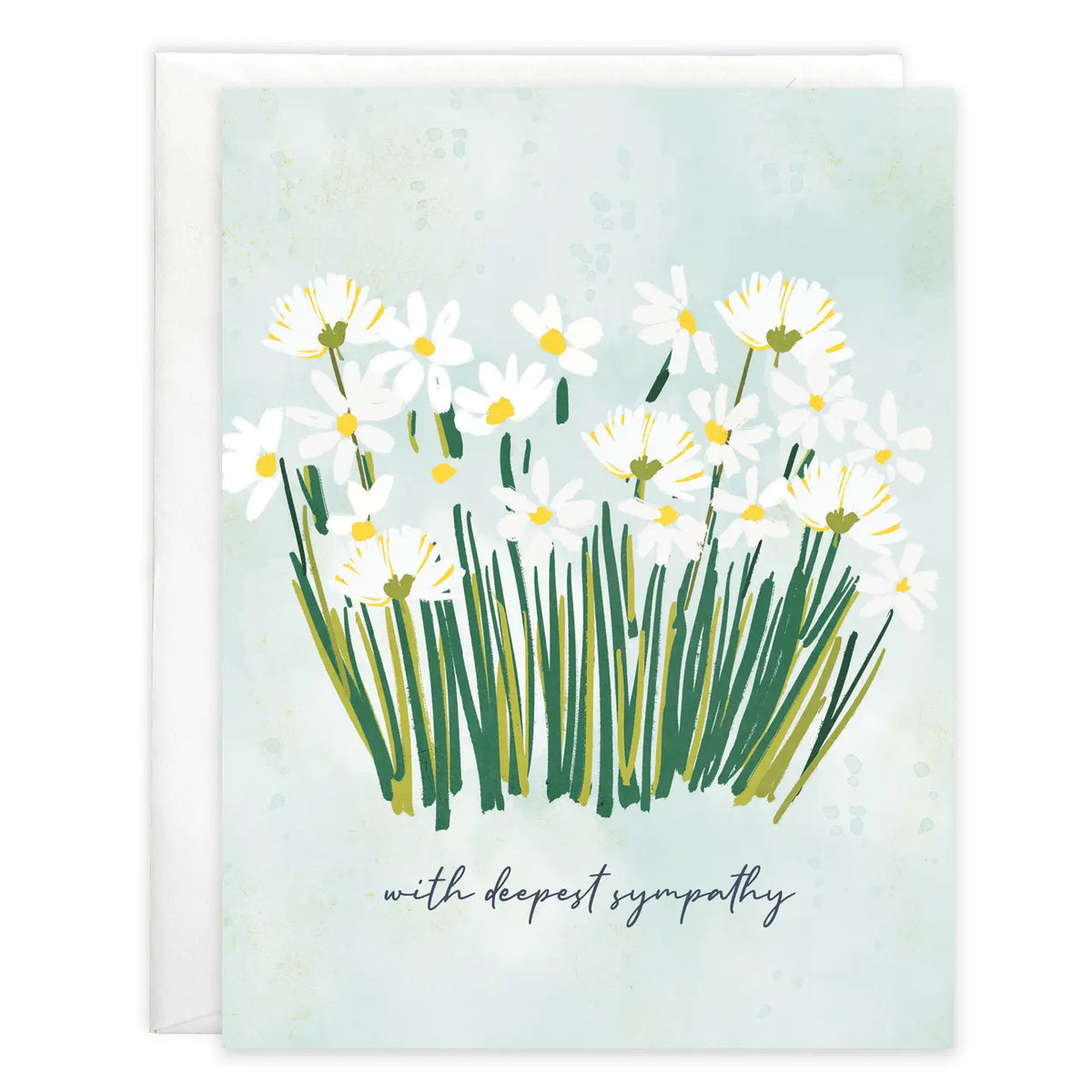 Daisies Sympathy Greeting Card