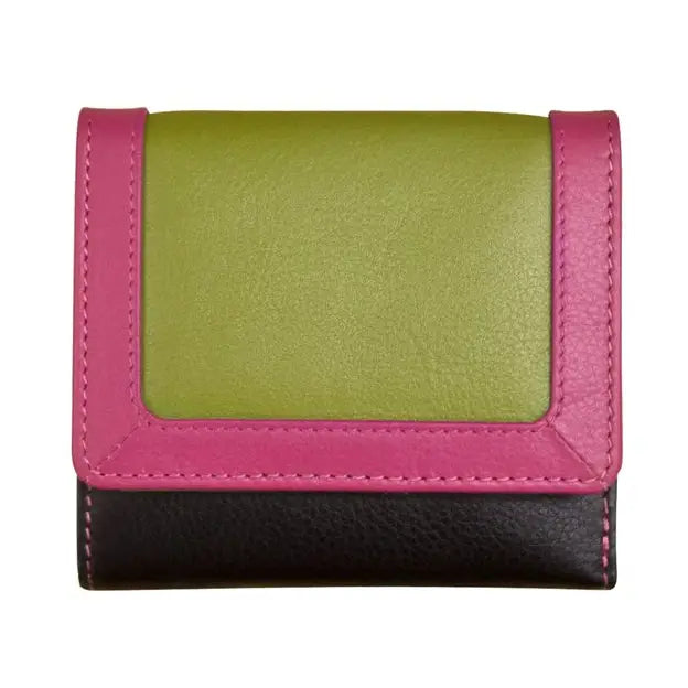 ili New York Leather Block Tri-Fold Wallet - Multiple Colors