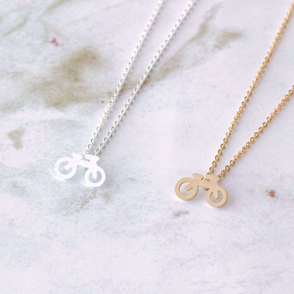 Studio Hop Little Bicycle Necklace - Multiple Colors