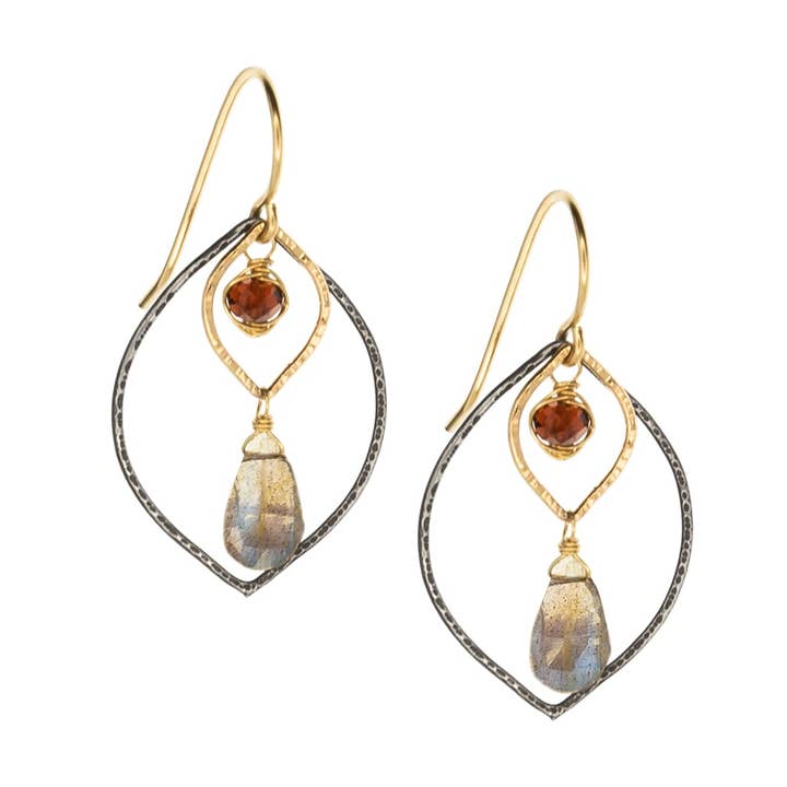 Laura J Designs Autumn Embers Earrings