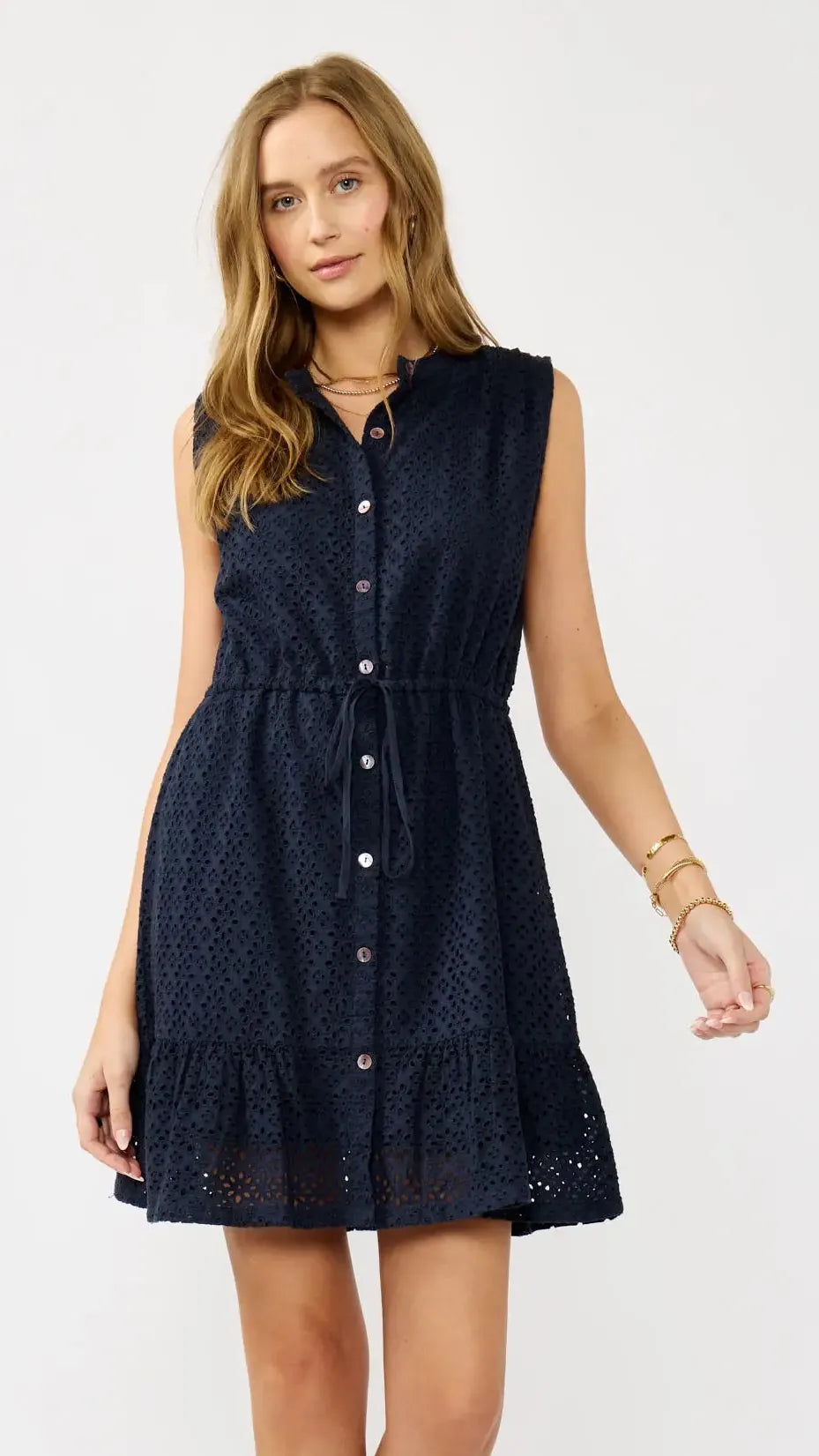 Floral Eyelet Dress