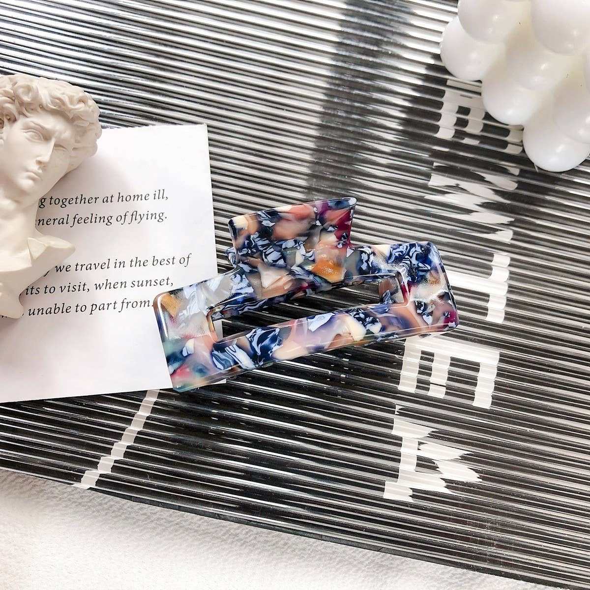 Medium Classic Square Hair Claw - Multiple Colors