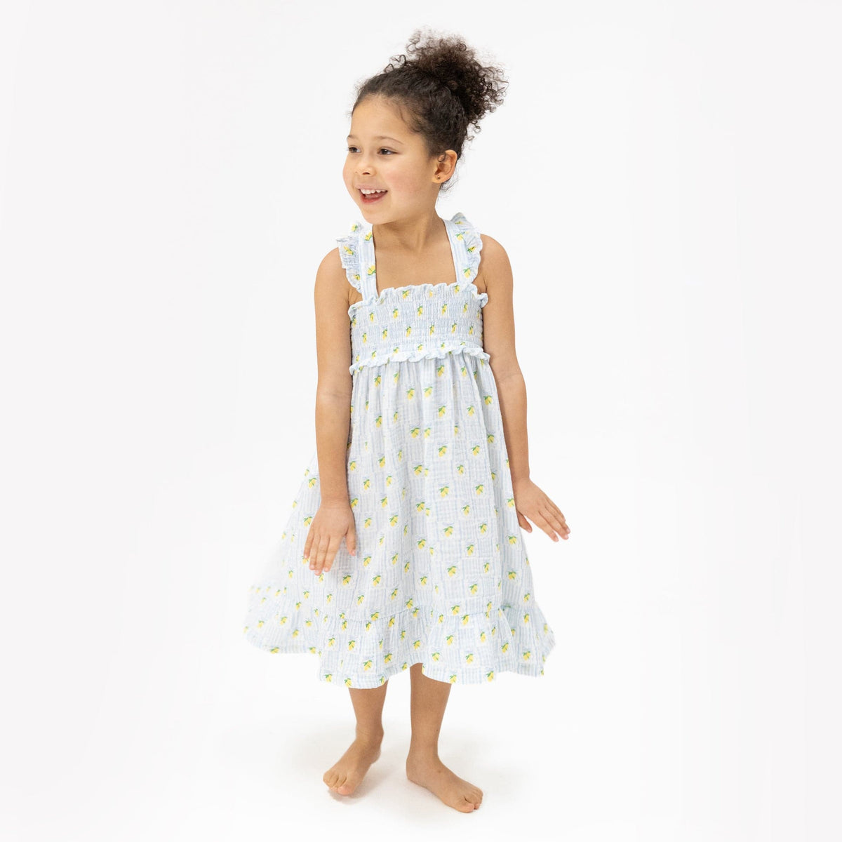Angel Dear Smocked Ruffle Sundress with Bloomers