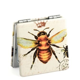 Value Arts Bumble Bee Travel Compact Mirror