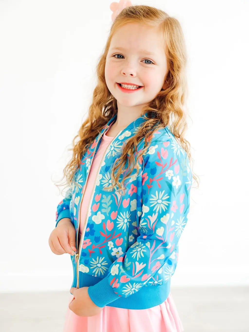 Mila & Rose Satin Jacket - Multiple Prints