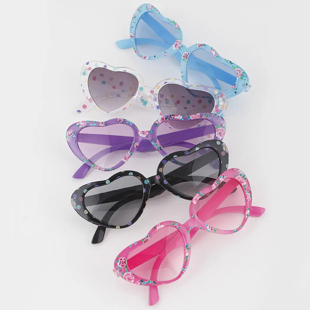 Heart Sunglasses - Multiple Colors