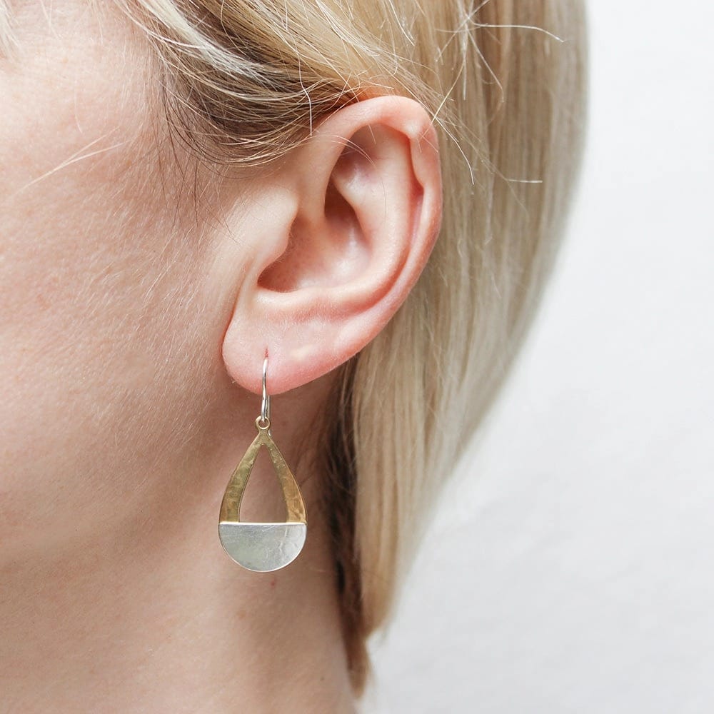 Marjorie Baer Mixed Metal Wire Earrings - E1121DW